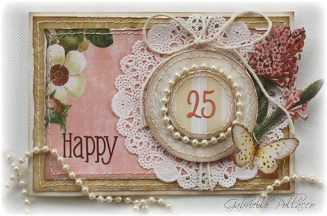 Happy 25th Anniversary Card Websters Pages
