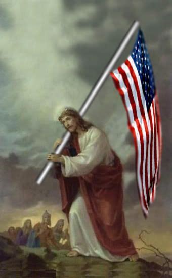 Image Result For Jesus Holding The Flag Christian Flag Christian World