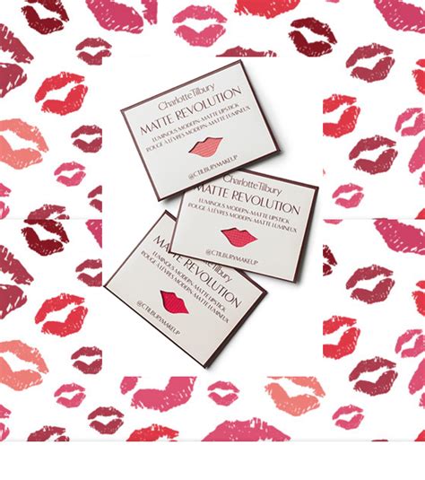 Send 3 Free Charlotte Tilbury Lipstick Samples To Your Friends