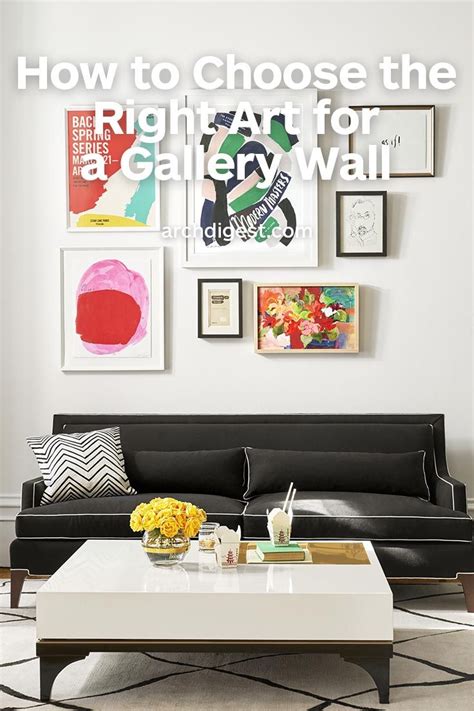 How To Choose The Right Art For A Gallery Wall Gallery Wall Decor