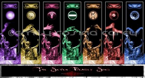 Powerful Symbols For The Seven Deadly Sins Seven Sins Pinterest