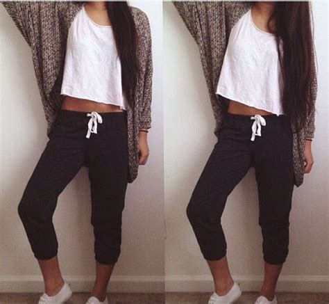 35 Best Cute Sweatpants Outfit Ideas For Women With Images Lazy Day