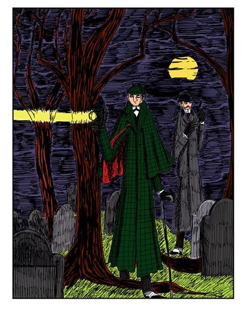 Sherlock Holmes On The Hunt 16x20 Color Art Limited To One Only