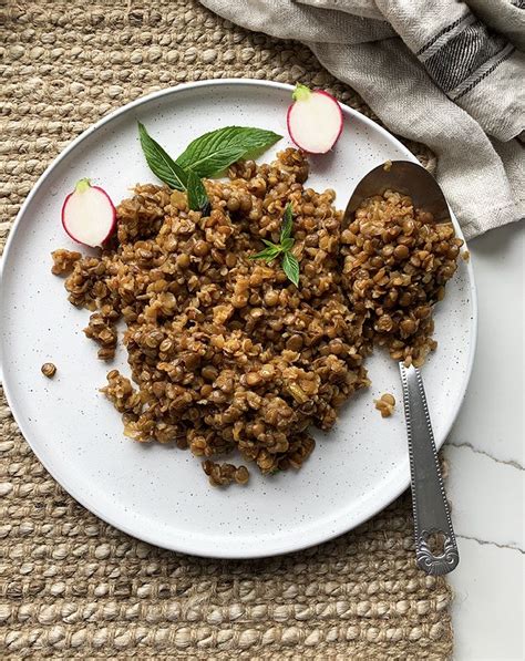 Mujadara Recipe Is A Wholesome Filling Lentils And Buckwheat Dish That