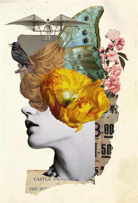 Collage By W Strempler Collage Art Projects Collage Art Surreal Collage