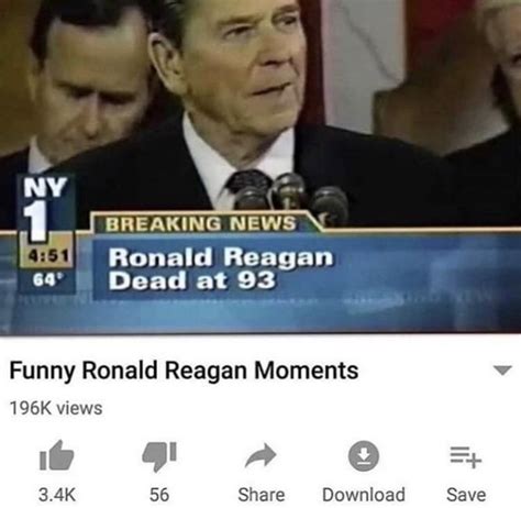 Ronald Reagan Funniest Moments Know Your Meme