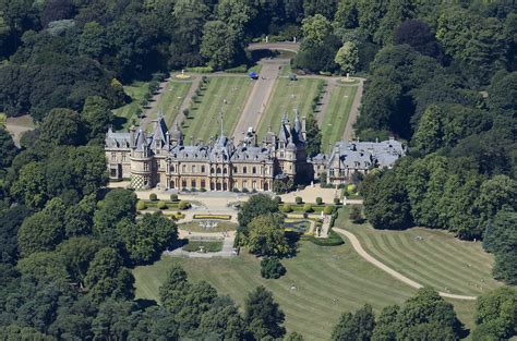 Aerial View Of Waddesdon Manor In Buckinghamshire Built In Flickr
