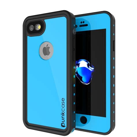 Punkcase Studstar Light Blue Apple Iphone 8 Waterproof Case
