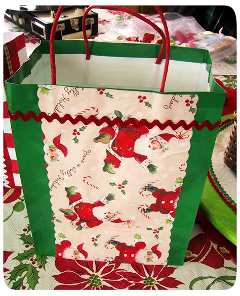 Happy As A Lark Repurposed Christmas T Bags