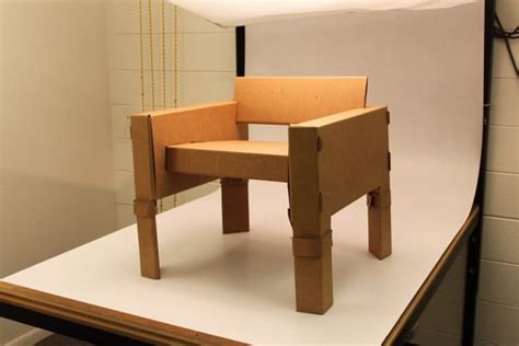 Cardboard Chair By Joshua Tabansi Via Behance