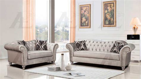 Looking for a touch of minimalism? Silver gray fabric sofa set AE 600 | Fabric Sofas