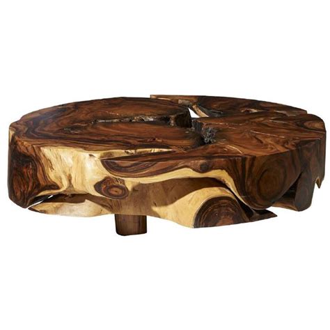 You can come to our showrooms in toronto or montreal to choose your tables or through facetime if you want to choose your table online. Rain Tree Deep Cut Live Edge Round Coffee Table | The ...