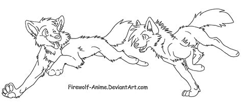 If you are looking to learn how to draw anime you've come to the right place. Wolf Run LineArt by Firewolf-Anime on DeviantArt