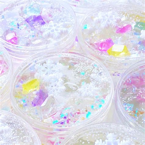 Arctic Crystals Clear Slime | Crystal clear slime, Clear 