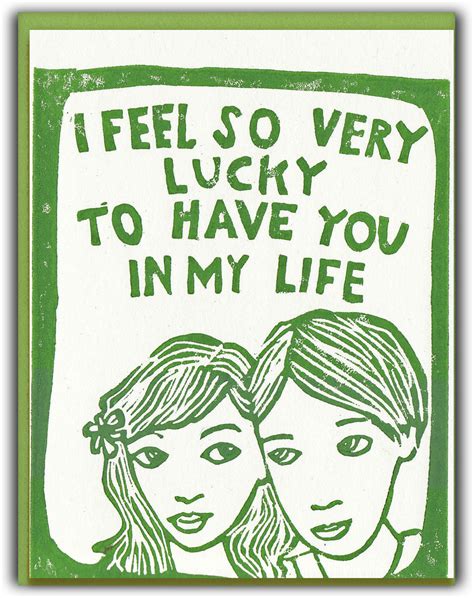 I Feel So Lucky Greeting Card Blink Gallery