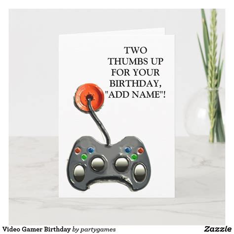 Video Gamer Birthday Card Zazzle Video Games Birthday Birthday