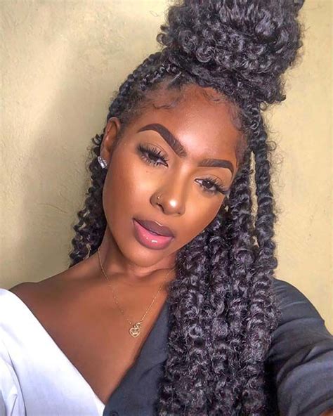 Passion Twists Crochet Hair In 2020 Twist Braid Hairstyles Curly