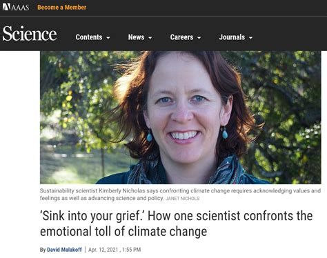 ‘sink Into Your Grief How A ‘sustainability Scientist Confronts Her