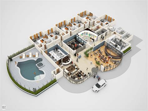 Hotel Floor Plan Hotel Plan Architecture Model House Space