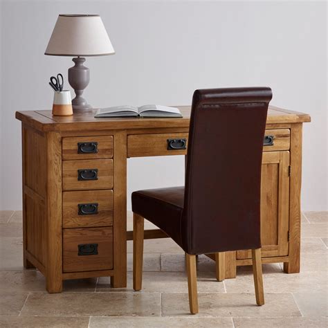 Based on your work, pick a desk that gives you ample. Original Rustic Computer Desk in Solid Oak | Oak Furniture ...