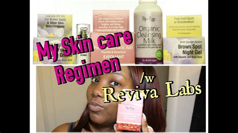 Best Skin Care Regimen Using Reviva Labs Longhairprettynails Youtube