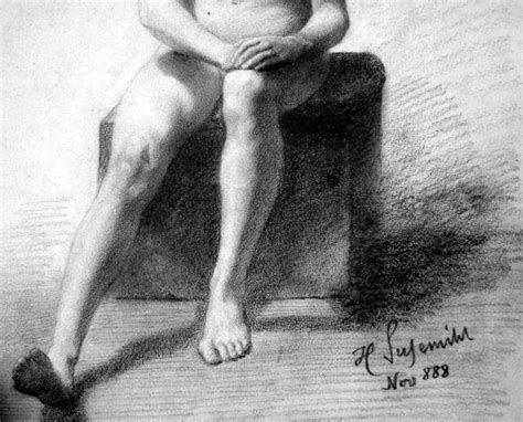 Academic Nudes Of The Th Century Heinrich Susemihl Sitting My Xxx Hot