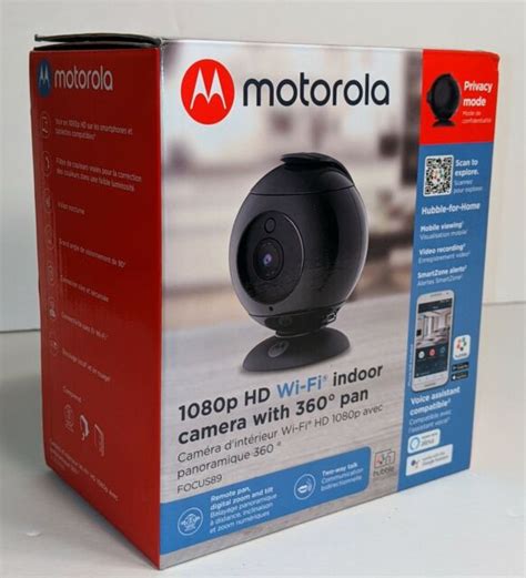 Motorola Focus 89 Full Hd 1080p Wireless Indoor Camera 360 Degree Smart
