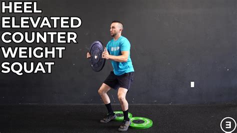Heel Elevated Counterweight Squat Youtube