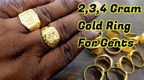 234 Gram Gold Ring For Gents Handmade Gold Ring Youtube