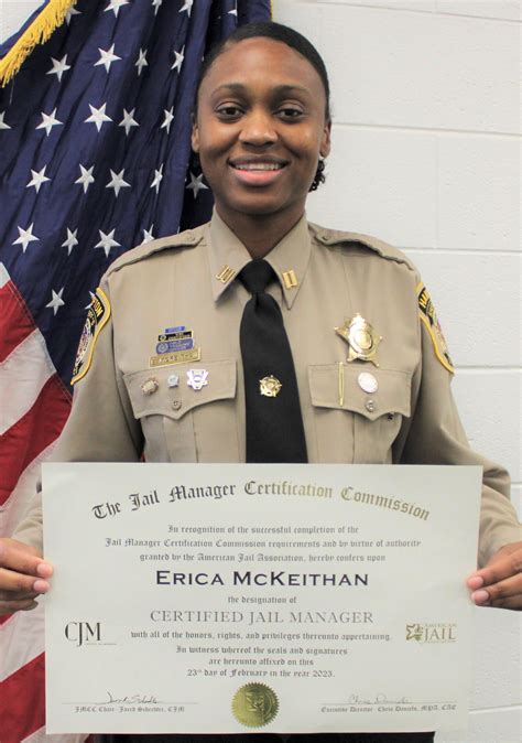 Hampton Sheriff's Office Captain Earns National Jail Manager