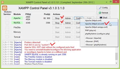 Blog Hacomindo Mengatasi Error Port In Use By System Pada Xampp