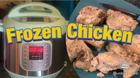 Also, if there is liquid or ice in the cavity, remove it but don't. How To Cook Frozen Chicken In An Instant Pot (Instapot ...