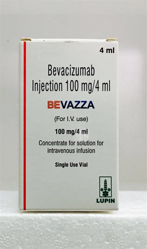 Bevacizumab 100mg For Hospital 100mg4ml Rs 18000 Unit Abha Sales