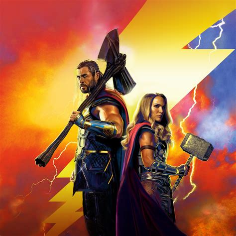 900x900 Resolution Official Thor Love And Thunder Poster Cool 900x900