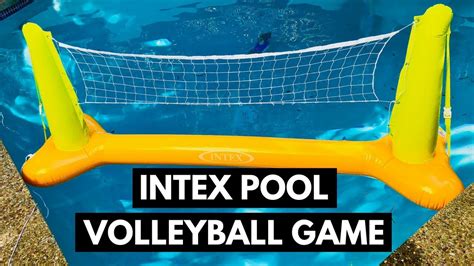 Basketball Et Volleyball Intex Pool Volleyball Game Set By Intex Jeux Et Jouets