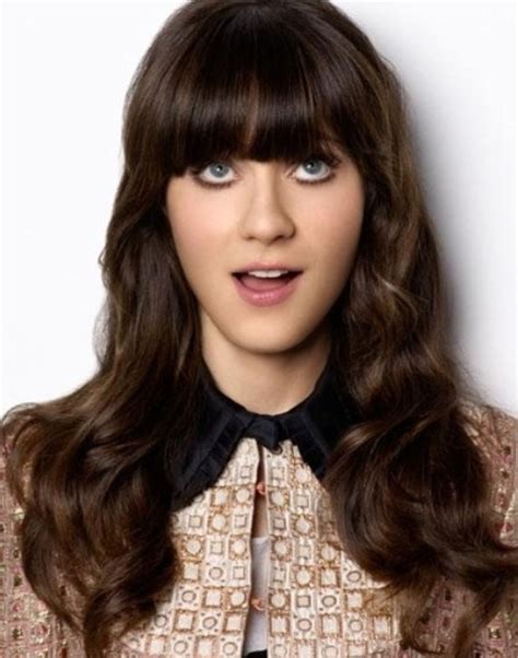 Zooey Deschanel Hairstyles With Bangs Beauty Her Hair