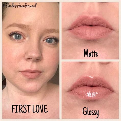 First Love LipSense With Matte Gloss And Glossy Gloss SeneGence