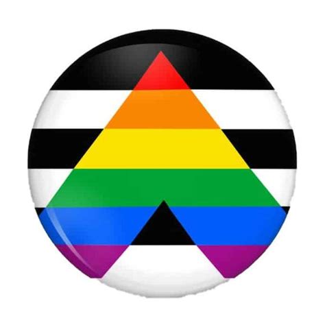 Straight Ally Flag Badge ⋆ Pride Shop Nz