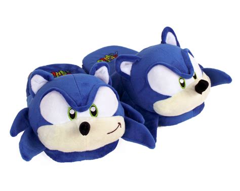 Sonic The Hedgehog Slippers Video Game Slippers