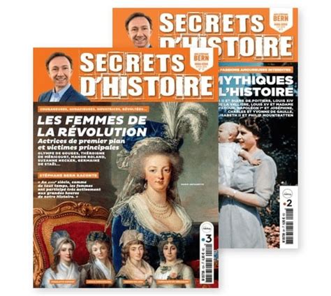 Abonnement Secrets Dhistoire Magazine Histoire Uni Médias