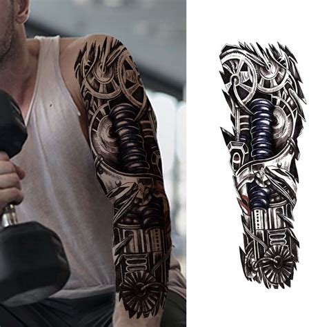Mechanical Temporary Sleeve Tattoos Sleeve Tattoos For Men Neartattoos