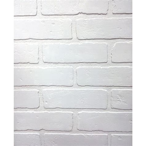 4775 In X 798 Ft Embossed Paintable Brick Hardboard Wall Panel In The