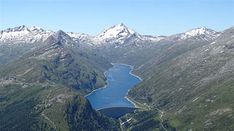 Lago Di Lei Blick Vom Gipfel Piz Starlera Fotos