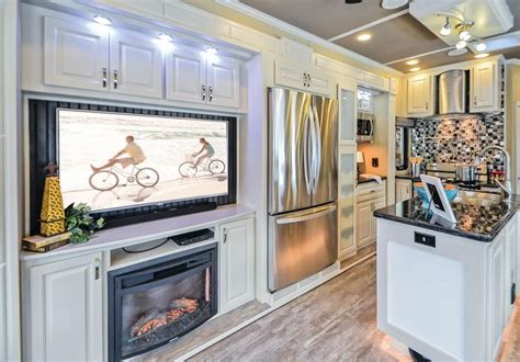 Luxury Fifth Wheel Interior Kitchen Beachfront Luxury Fifth Wheel