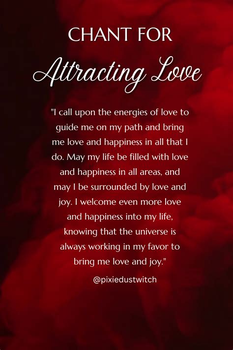 Attracting Love Chant Love Spell Attracting Love Magic Spell Love