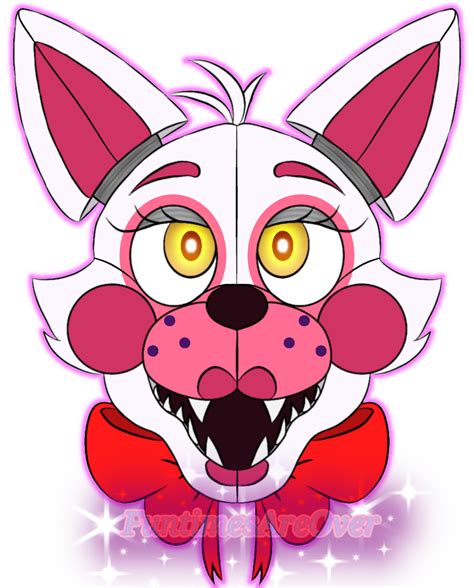 Funtime Foxy Head By Funtimesareover On Deviantart Fnaf Drawings
