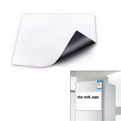 New Flexible Size A3 Magnetic Whiteboard Fridge Kitchen Home Office