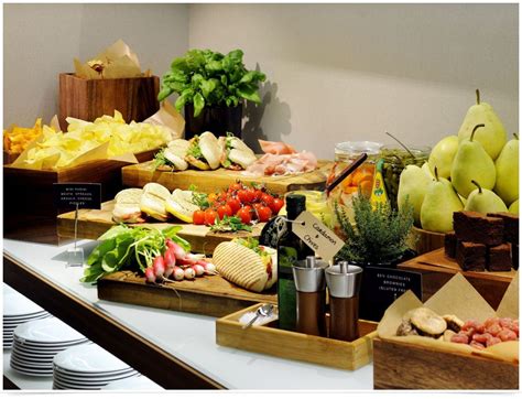 Healthy Break Meetings Imagined Food Presentation Salad Buffet