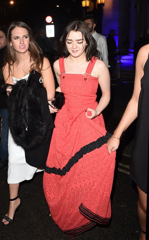 Maisie Williams Warner Music Brit Awards 2017 After Party In London