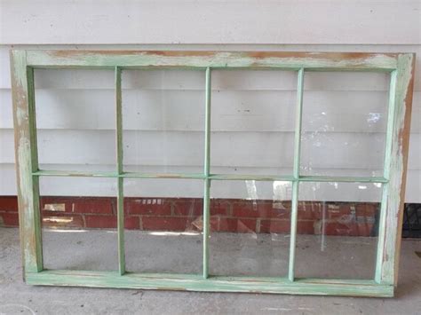 8 Pane Vintage Antique Wood Window Frame Sash 40x28 Light Etsy